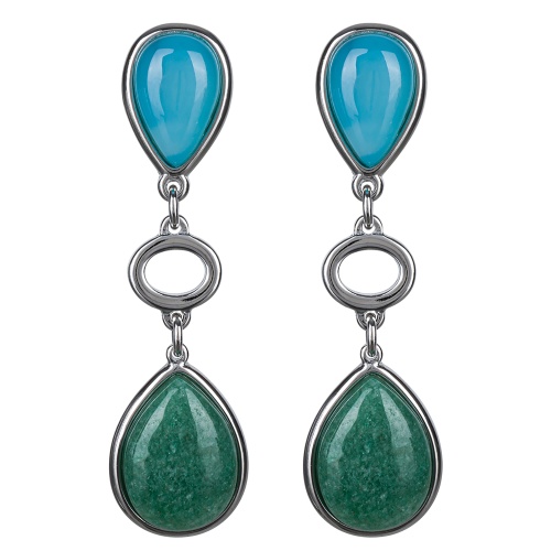 Серьги Possebon Azul, Q. Verde, A0585.20.17 S фото 3